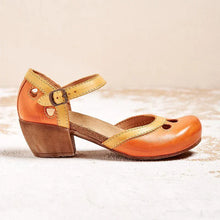 Celda - Bequeme flache Sandalen – Orange