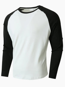 Langärmliges Thermoshirt – John – Weiß