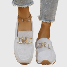 Helga | Damen Lässige Orthopädische Loafer – Weiß