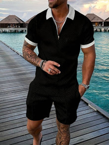 Fredric - Freizeitoutfit-Set für Herren – Schwarz