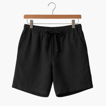 Herren Sommer Shorts mit Kordelzug und Seitentaschen – Schwarz