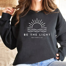 SELENE - "BE THE LIGHT" Sweatshirt – Schwarz