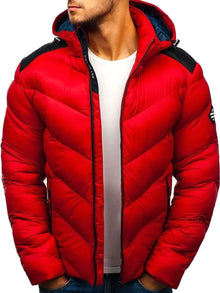 CAN - Elegante und Trendige Winterjacke – Rot