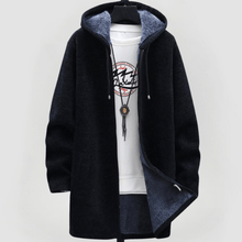 Zilvara | Elegante Unisex-Jacke mit Kapuze – Schwarz