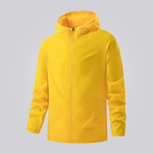 Damen wasserdichte Windjacke – Gelb