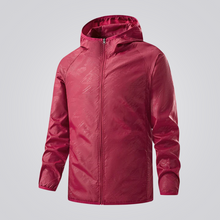 Damen wasserdichte Windjacke – Rot