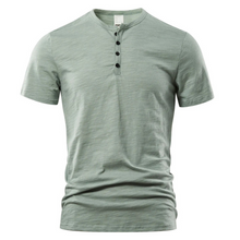 Herren Casual T-Shirt | Kurzärmeliges Basic Oberteil – Olivgrün