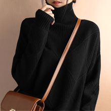 Marcelle | Chunky Rollkragenpullover – Schwarz