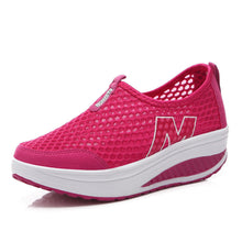 Damen Atmungsaktive Slip-On Geh-Sneaker mit Erhöhter Bequemlichkeit Fudus – Rose