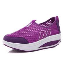 Damen Atmungsaktive Slip-On Geh-Sneaker mit Erhöhter Bequemlichkeit Fudus – Lila