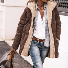 Norlina | Wendbare Jacke mit Fleecefutter – Braun