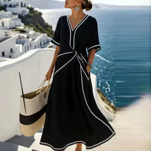 Athena™ - Stilvolles, figurbetontes Kleid – Schwarz