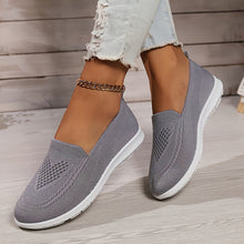 Elegante Gestrickte Unisex-Sneaker für Damen | Perfekt für Alltag – Grau