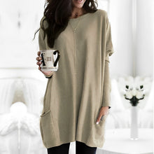 Marcella - Langarmshirt für Wärme – Khaki