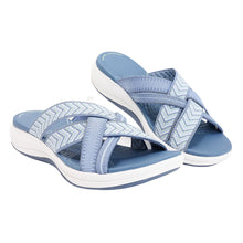 Riley - Luftige Bequeme Slip-On Sandalen – Blau