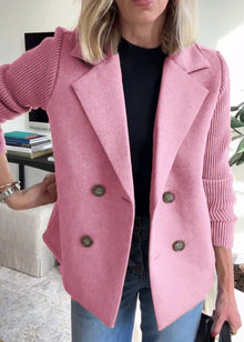 Liriane | Eleganter Mantel mit schmeichelhaftem Schnitt – Pink