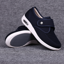 Chelse - Weite Orthopädische Diabetiker Schuhe Damen – Blau