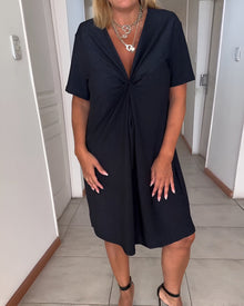 Melina™ Klassische Feminine Anmut – Schwarz