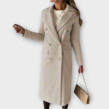 Junelle – Eleganter Mantel – Beige