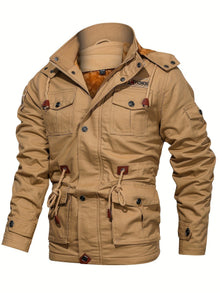 Kenny - Winter Jacke Mit Mehreren Taschen – Khaki