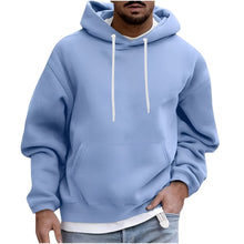 Benson - Bequemer und warmer Hoodie – Hellblau