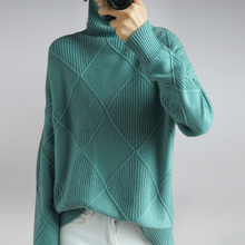 Adelia | Rollkragenpullover – Türkis