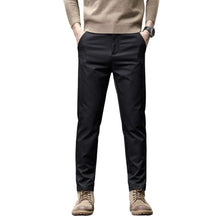 Couture - Freizeit-Slim Gerade-Hosen mit dickerem Material – Dunkelgrau
