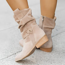 Carissa - Elegante Damenstiefel mit weichem Futter – Aprikose