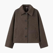 Oversize Übergangsjacke für Damen – Braun
