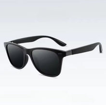 LuxFrame - Premium Sonnenbrille Mit Eckigem Rahmen – Schwarz