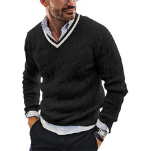 Eleganter Pullover für Herren – Schwarz
