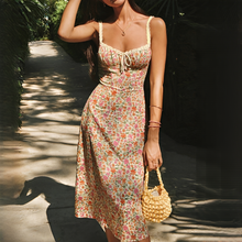 Bianca - Elegantes, schwungvolles Midi-Kleid – Rosa