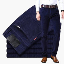 Bastian | Warme Und Elegante Winter Hose – Marineblau