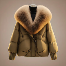 Elsie™ Eleganter Chic Mantel – Khaki