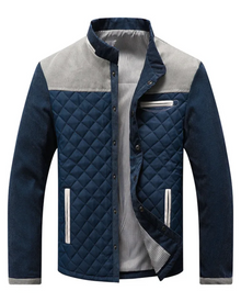 Chips – Steppjacke MIT Kontrastierenden Schultern – Grau