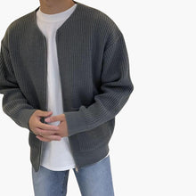 Daniel | Trendige Strickjacke – Grau