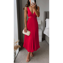Thomasina® | Langes Abendkleid für Damen – Rot