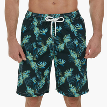 Schnelltrocknende Shorts - Herren Badeshorts mit Stretch – Grün