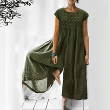 Melva - Eleganter und lockerer Jumpsuit für Frauen – Grün