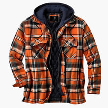 Micheal I Gesteppte Hemdjacke – Orange