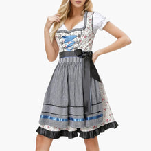 Klassisches Damen Dirndlkleid mit Schürze - Marcia – Schwarz