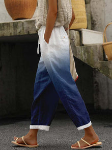 Leinenhose mit Blumenmuster | Lässig & Sommerlich | Bequemer Schnitt – Stil 3