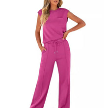 Esperanza – Zweiteiliges Set im Lässig Stil – Lila