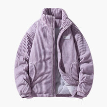 Mario | Stylische Cordjacke – Violett
