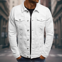 Rolando - Modische Jeansjacke – Weiß