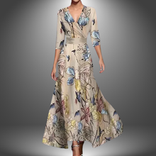 Sole - Handgefertigtes Langes Kleid – Champagner