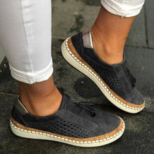 Pia | Bequeme Slip-on-Sneaker – Schwarz