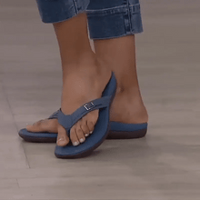 Nelly | Orthopädische Sommersandalen für ultimativen Komfort – Dunkelblau