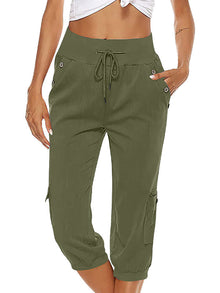 Komfortable Damen Freizeithose für den Alltag – Dunkelgrün