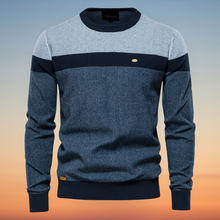 Juan - Neue Strickpullover – Marineblau
